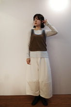 Load image into Gallery viewer, Jamm select | Striped fleece tank top
