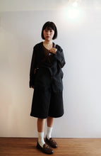 Load image into Gallery viewer, Jamm select | Sheer Blazer (Black/Brown)
