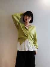 Load image into Gallery viewer, Jamm Select | Lime Colour Cardigan
