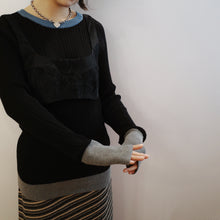 Load image into Gallery viewer, Jamm select | Colourblock ribbed top
