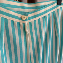 Load image into Gallery viewer, Vintage Guy Laroche Blue striped skirt
