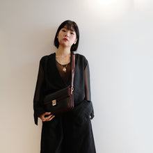 Load image into Gallery viewer, Jamm select | Sheer Blazer (Black/Brown)
