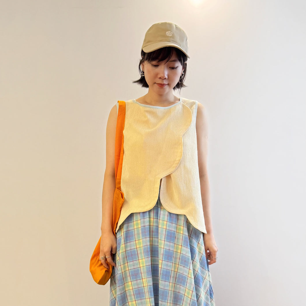 Jamm design | 一舊雲朵 ☁️背心(Ivory/Black)