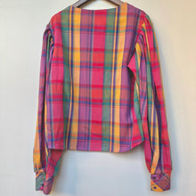 Load image into Gallery viewer, Vintage Check Pattern Blouse
