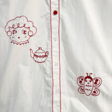 Load image into Gallery viewer, ✿marymary✿ hand drawing embroidery Blouse
