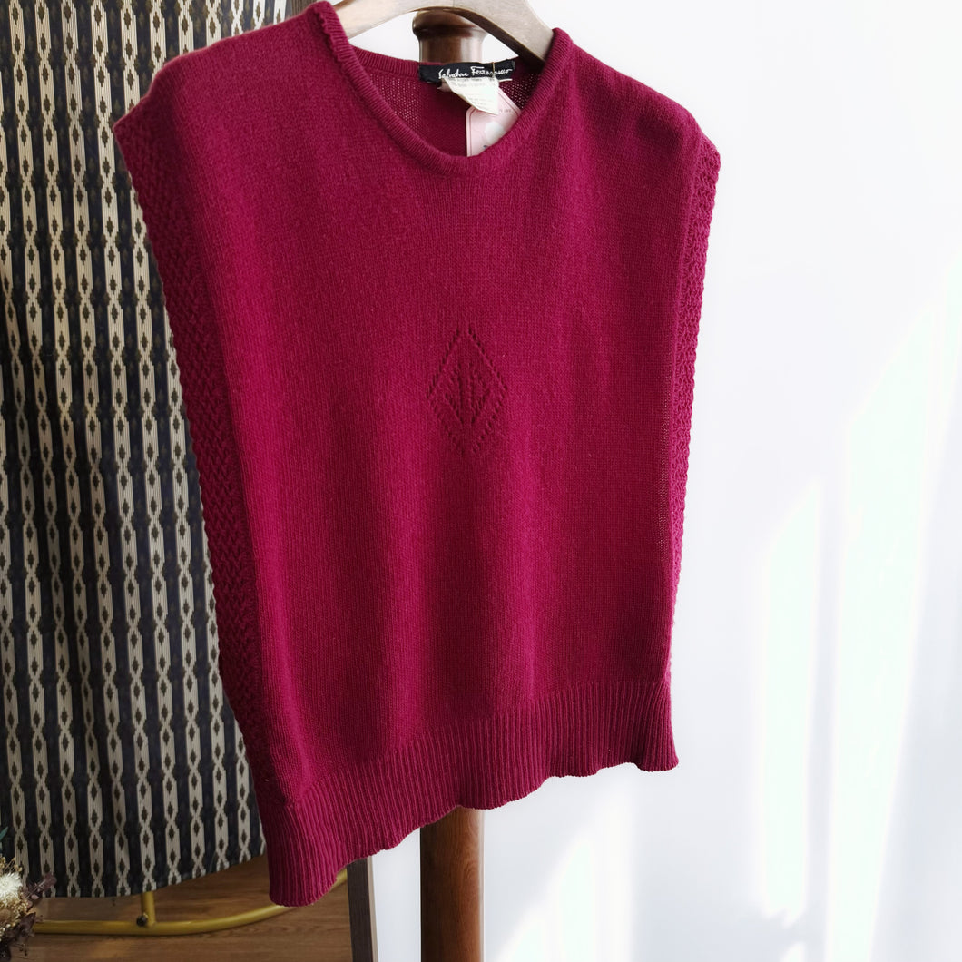 Vintage Salvatore Ferragamo Knitted Top