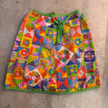 Load image into Gallery viewer, Vintage Patchwork Print Wrap Skirt
