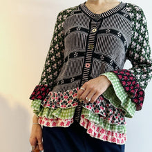 Load image into Gallery viewer, Kenzo 層層花花針織Cardigan
