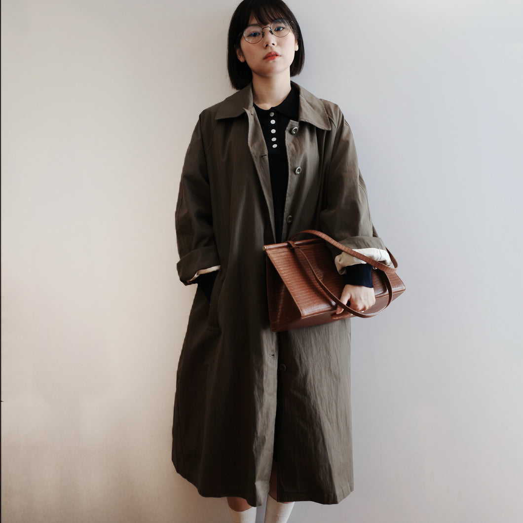 Jamm Select | Trench Coat (Brown/Black)