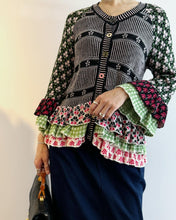 Load image into Gallery viewer, Kenzo 層層花花針織Cardigan
