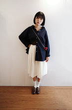 Load image into Gallery viewer, Jamm select | Oversized Shirt (Navy/White)
