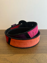 Load image into Gallery viewer, Vintage Colourblock suede belt
