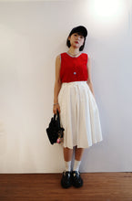 Load image into Gallery viewer, Jamm select | Tied waist Skirt (White/denim/grey)
