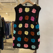 Load image into Gallery viewer, Vintage Crochet Knit Vest
