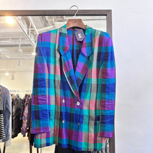 Load image into Gallery viewer, Vintage Check Blazer
