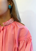 Load image into Gallery viewer, Ameri Beaded Collar long Blouse
