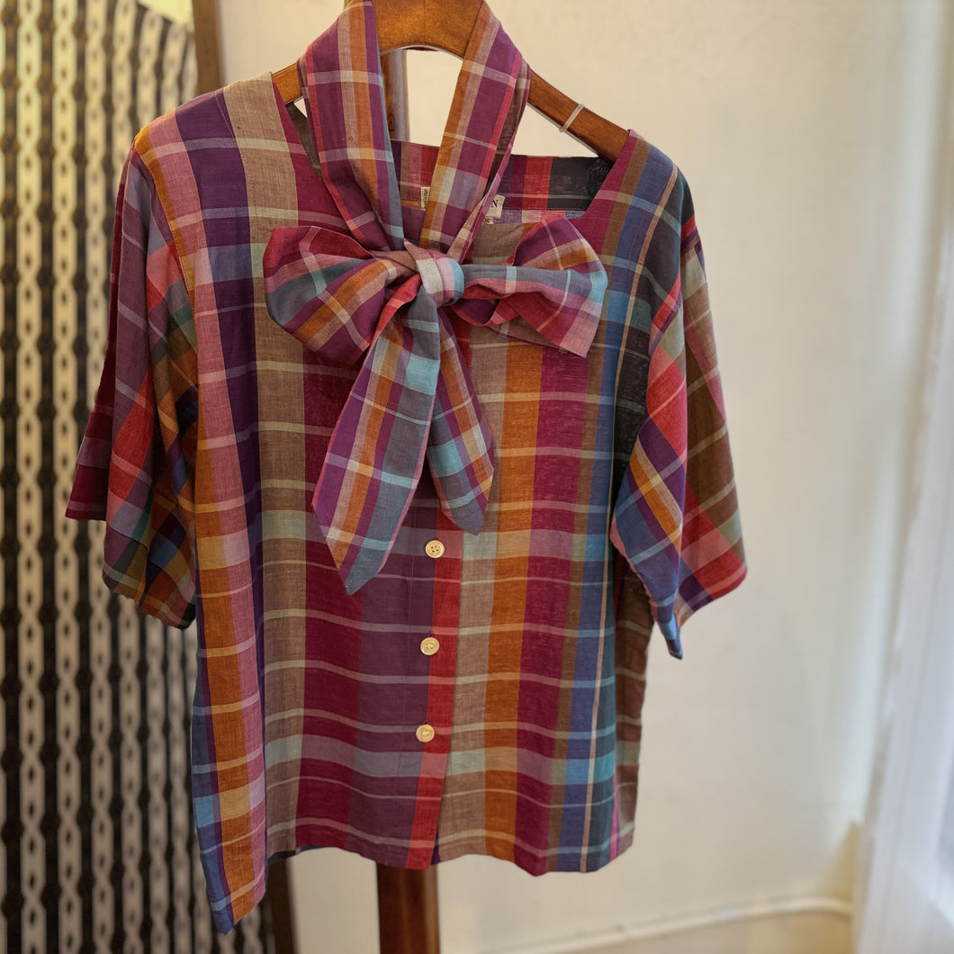 Lanvin Checked Pattern Blouse