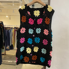 Load image into Gallery viewer, Vintage Crochet Knit Vest
