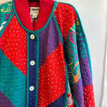 Load image into Gallery viewer, Jeanne Marc Patchwork Quilted Jacket

