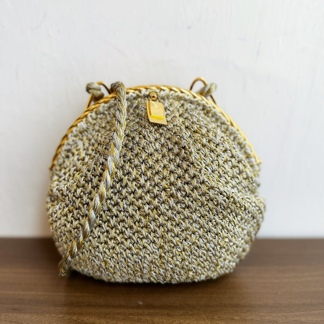 Rodo Gold Yarn Woven Bag