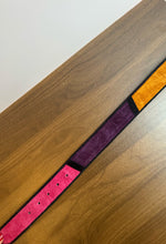 Load image into Gallery viewer, Vintage Colourblock suede belt
