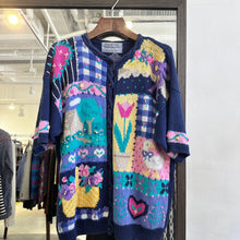 Load image into Gallery viewer, Vintage Flower Knit Cardigan
