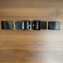 Load image into Gallery viewer, Yves Saint Laurent YSL Double Buckle Belt
