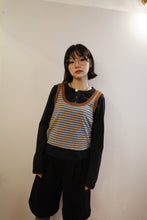 Load image into Gallery viewer, Jamm select | Striped fleece tank top

