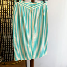 Load image into Gallery viewer, Vintage Guy Laroche Blue striped skirt
