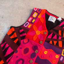 Load image into Gallery viewer, Vintage colourful Knit Vest

