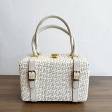 Load image into Gallery viewer, Lancel Woven Box Bag
