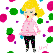 Load image into Gallery viewer, Grandma mary design | velvet pants
