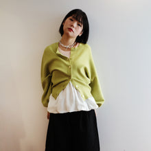 Load image into Gallery viewer, Jamm Select | Lime Colour Cardigan
