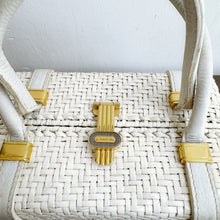 Load image into Gallery viewer, Lancel Woven Box Bag
