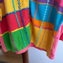 Load image into Gallery viewer, Vintage Colourful Patchwork Cardigan
