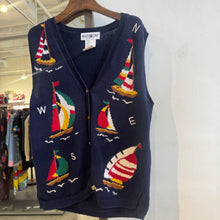 Load image into Gallery viewer, Vintage Sailboat ⛵️ Vest
