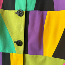 Load image into Gallery viewer, 80s Vintage Patchwork Cropped Jacket
