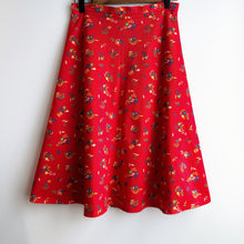 Load image into Gallery viewer, Vintage Cute Cute Red Skirt
