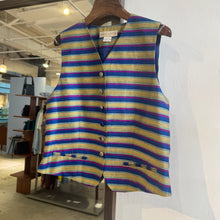 Load image into Gallery viewer, Vintage Striped Silk Vest
