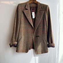 Load image into Gallery viewer, Kenzo Plaid Pattern Blazer
