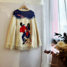Load image into Gallery viewer, Vintage 人仔跳舞cape
