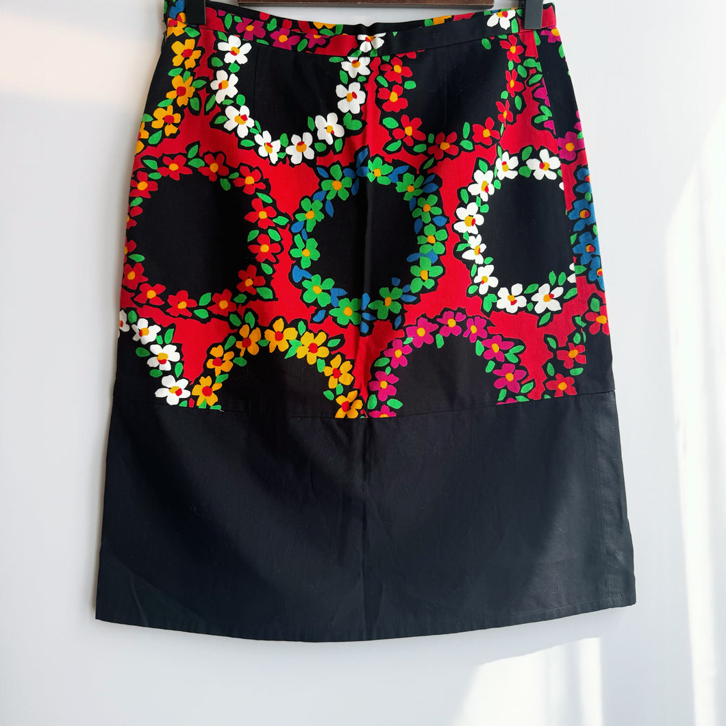 Agnes b Flower Print Skirt