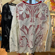 Load image into Gallery viewer, Jamm select | Fafa Crochet Cardigan (Black/White)
