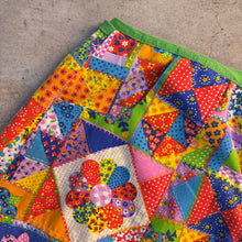 Load image into Gallery viewer, Vintage Patchwork Print Wrap Skirt

