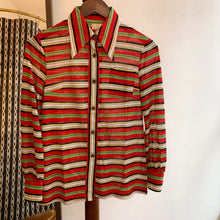 Load image into Gallery viewer, 70s Vintage striped Shirt
