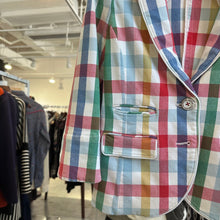 Load image into Gallery viewer, Vintage Check Pattern Blazer

