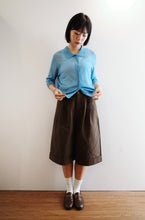 Load image into Gallery viewer, Jamm Select | Button Front Knit Top (Blue/Yellow)
