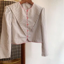 Load image into Gallery viewer, 70s Striped Cropped Jacket
