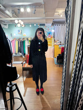 Load image into Gallery viewer, Grandma mary design | Dot dot dot velvet cropped jacket
