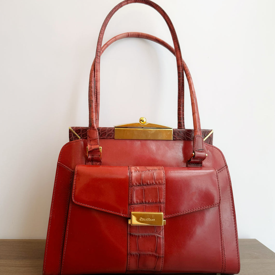 Vintage Cole Haan Leather Bag